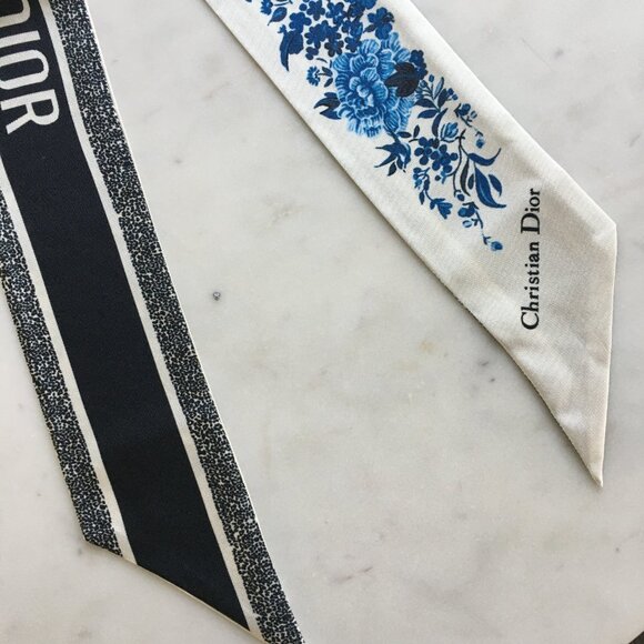 Christian Dior Jardin D'hiver Mitzah Silk Scarf - Picture 4 of 4